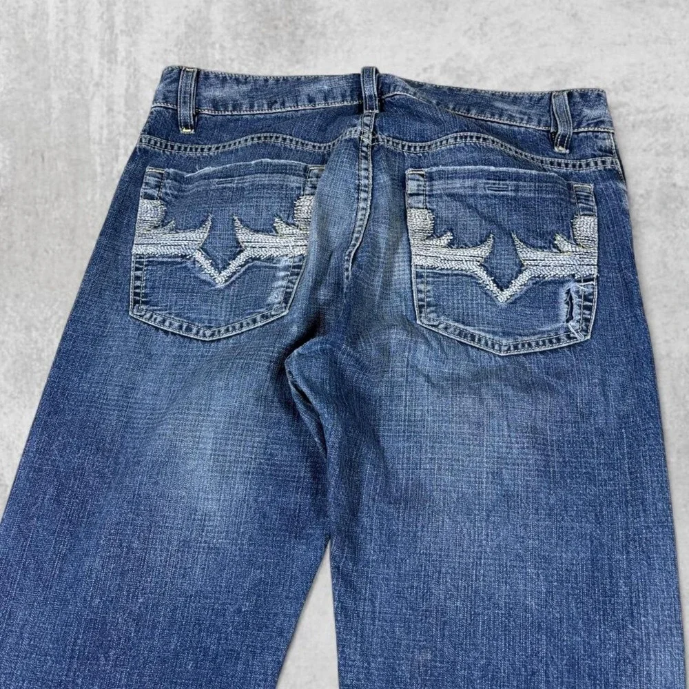 Vintage Diesel Button Fly Straight Leg Bootcut Denim Jeans Mens 29 Streetwear